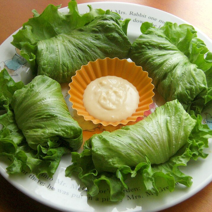 焼肉のカロリーが心配な時のグリーンリーフ巻き レシピ 作り方 By ジョン リーバス 楽天レシピ